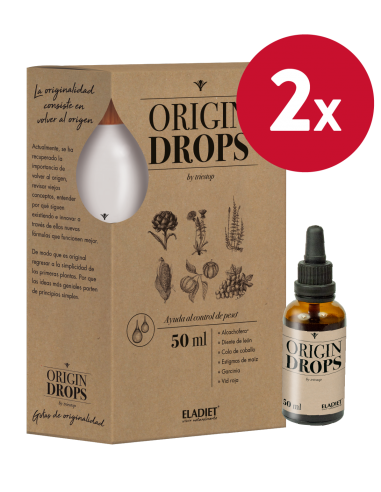 Pack de 2 uds Origin Drop 50Ml. + Botella De Regalo de Eladiet