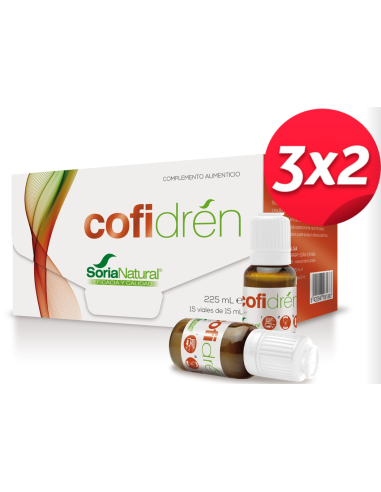 Pack 3x2 Cofidren 15 Viales de Soria Natural