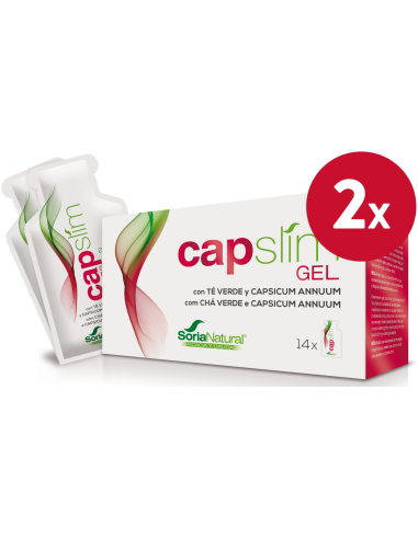 Pack 2 uds Capslim Gel 14 sobres de Soria Natural