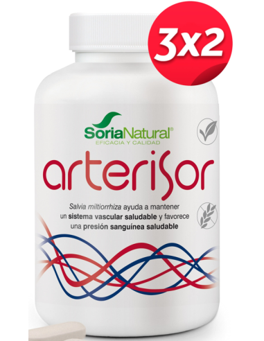 Pack 3x2 uds Arterisor 180 comprimidos de Soria Natural