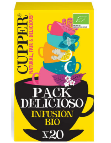 Pack Variado Bio, 20 sobres de Cupper