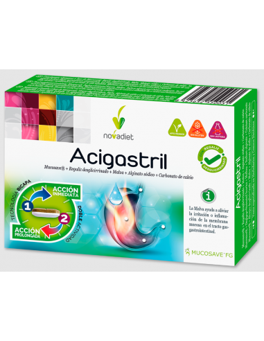 Acigastril 30 comprimidos de Novadiet