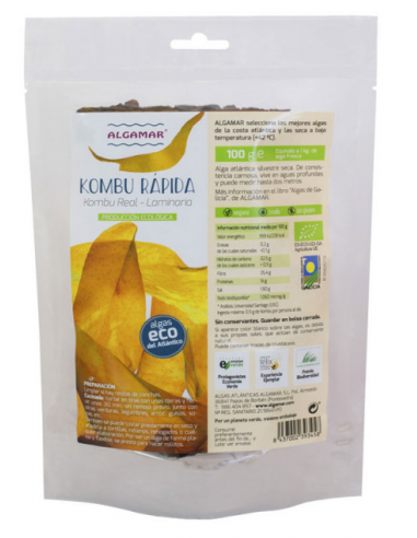 Alga Kombu Rápida ( Kombu Real ) Bio 50 G Algamar