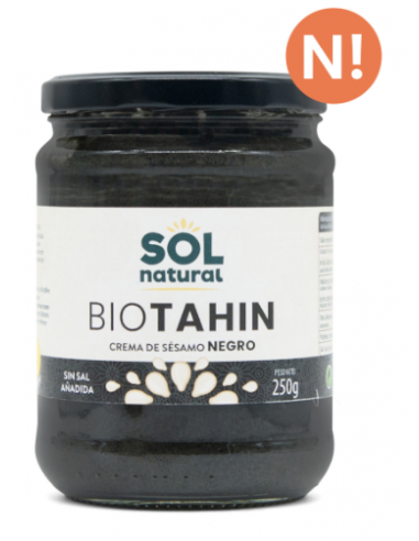 Tahín Negro Bio 250 Gramos  Sol Natural