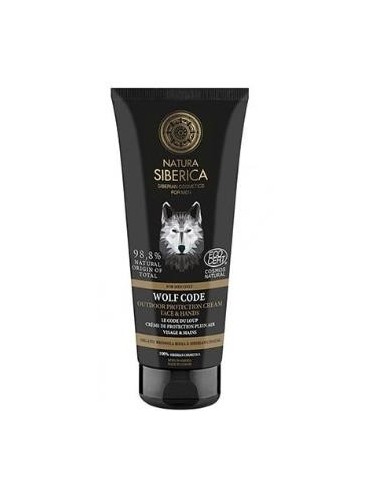 Wolf Code Men Crema Protectora Facial-Manos 80 Mililitros Natura Siberica