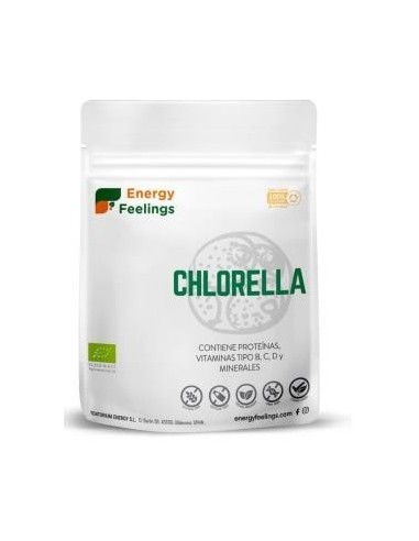 Chlorella Polvo 100 Gramos Eco Vegan Sg Energy Feelings