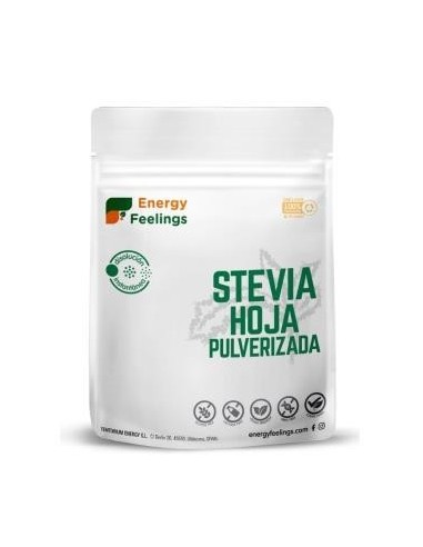 Estevia Hoja Pulverizada 100 Gramos Vegan Sg Energy Feelings