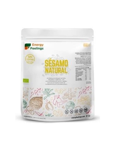 Sesamo Natural Semillas 1Kg. Eco Vegan Sg de Energy Feelings