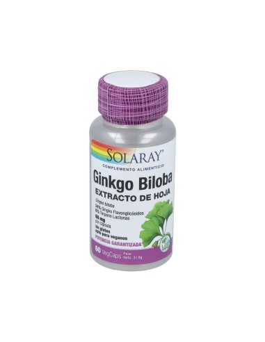 Ginkgo Biloba 60Mg. 60Cap.