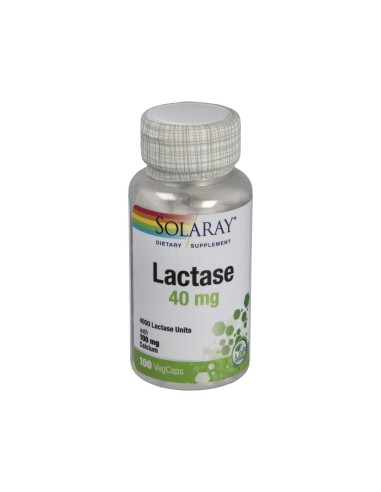 Lactase 40Mg. 4000Fcc 100Cap.Veg