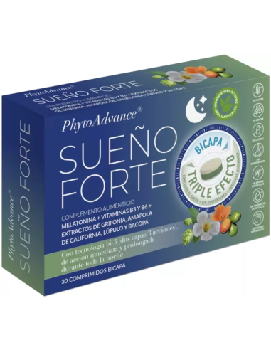 Sueño Forte 30 Comp. Bi-Capa de Phytoadvance