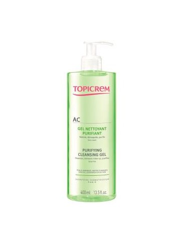 Topicrem Ac Gel Limpiador Purificante 400 Ml de Topicrem