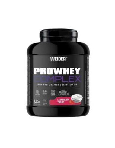 Weider Pro Whey Complex Protein Fresa-Yogurt 1,2Kg. de Weider