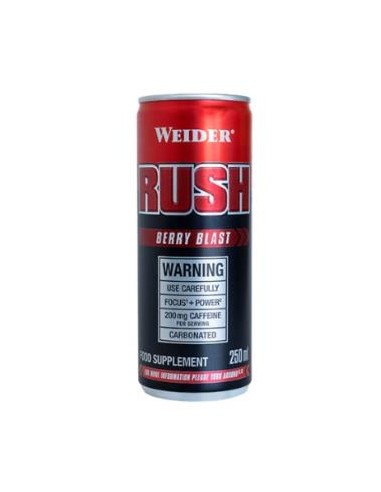 Weider Rush Bebida Berryblast 250Mlx24Uds. de Weider