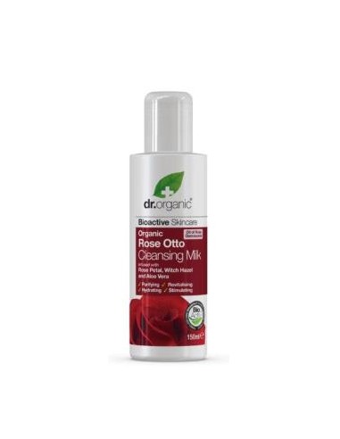 Limpiador Facial Piel Madura Rosa De Otto 150Ml de Dr. Organic