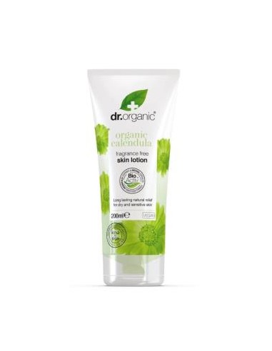 Locion Corporal Piel Sensible Calendula 200Ml de Dr. Organic