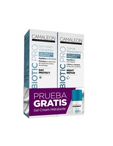 Pack N2 Bioticpro ( Reparadora+Hidratante ) de Camaleon Cosmetics