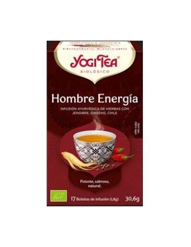 Yogi Tea Hombre Energia 17Infusiones. Bio de Yogi Tea