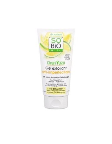 Gel Exfoliante Clean Yuzu Anti Imperfecciones 150M de So´Bio Etic