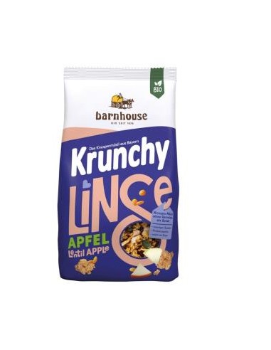 Muesli Krunchy Proteico Lenteja-Manzana 325Gr. Bio de Barnhouse