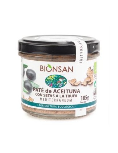 Pate De Aceitunas Setas A La Trufa 105Gr Eco Vegan de Bionsan