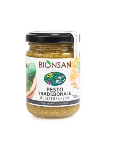 Pesto Tradicional Con Piñones 140Gr. Eco de Bionsan