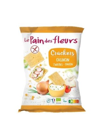 Cracker Cebolla Mini 75Gr. Bio Sg Vegan de Le Pain Des Fleurs