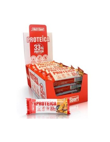 Barrita Proteica Dark Choco-Orange 24Uds. de Nutrisport