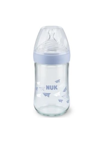 Biberon Fc+ Tc Cristal 0-6 M Silicona Niño 240Ml. de Nuk