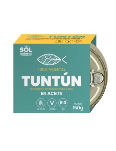 Tuntun Atun En Aceite 150Gr. Bio Vegan de Solnatural