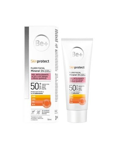 Be+  Mineral Facial P/Intol Spf 50+ Fluido 50Ml de Be+