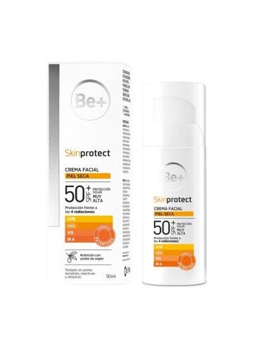 Be+  P/Seca Facial Spf 50+ Crema 50Ml de Be+