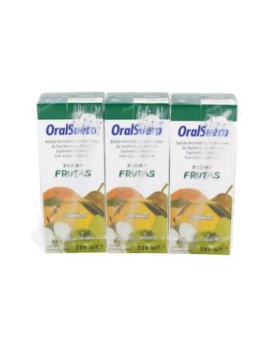 Oralsuero Frutas 3X200Ml. de Casen