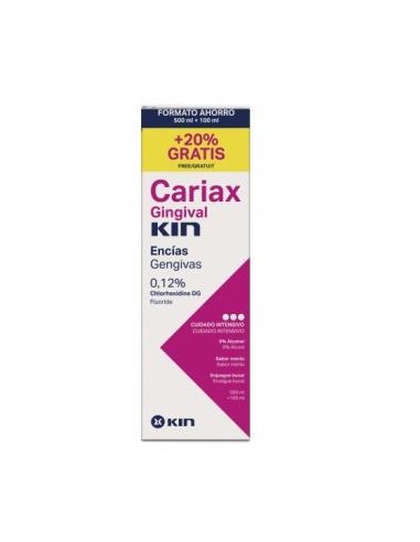 Cariax Gingival Encias Pack Colutorio 500Ml +100Ml de Kin