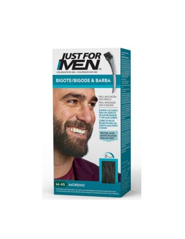 Just For Men Bigote Barba Moreno M45 de Just For Men