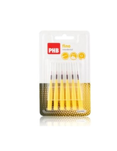 Phb Cepillo Interdental Fino 1,1 Amarillo 6Ud de Phb