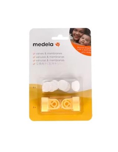 Pack 2 Valvulas + 6 Membranas 0080293 de Medela