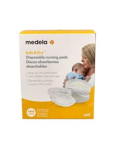 Disco Lactancia Absorb Desech 60Un Ref 008.0323 de Medela