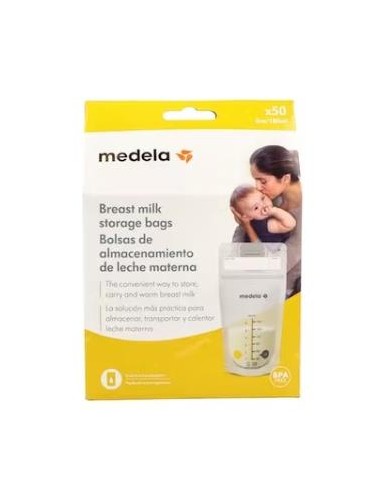 Bolsa Almacen Leche Materna 50Un 008.0411 de Medela