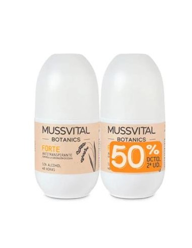 Mussvital Botanics Deo Forte 75Ml X2 de Mussvital