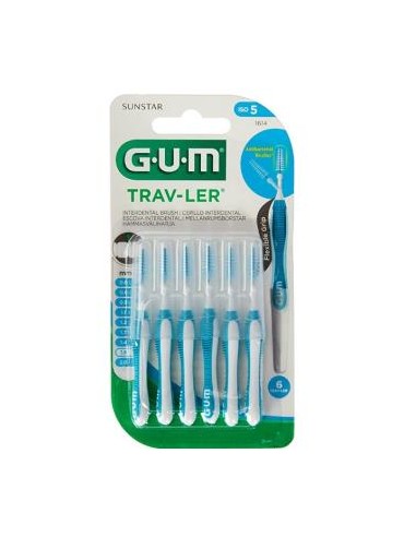 Cepillo Interdental Trav-Ler 1614 1,6Mm 6Un Azul de Gum