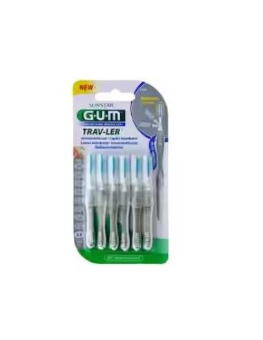 Cepillo Interdental Trav-Ler 1618 2,0Mm 6Un Gris de Gum