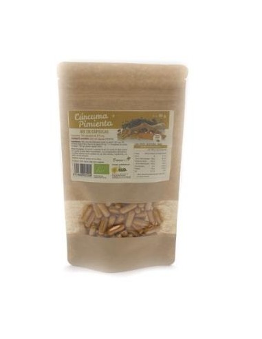 Curcuma+Pimienta 150Cap. Bio de Dream Foods