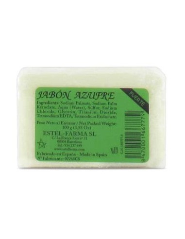 Jabon Azufre Forte 10 100Gr de Estel-Farma