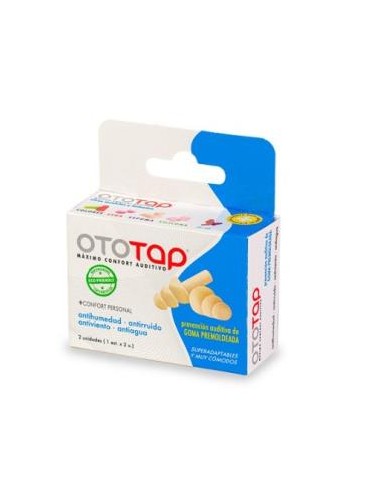 Tapon Oido Ototap Goma Premoldeada 2Un de Ototap