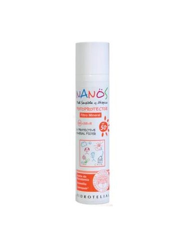 Nanos Fotoprotector Filtro Mineral Fps 50+ 100Ml de Hidrotelial