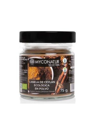 Canela De Ceylan Polvo 75Gr. Eco de Myconatur