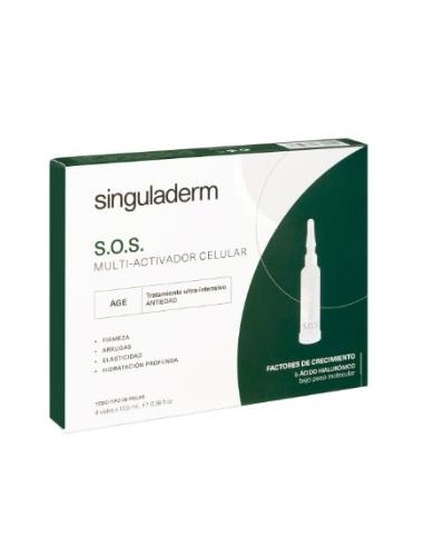 S.O.S. Age 4 Viales De 10,5Ml de Singuladerm