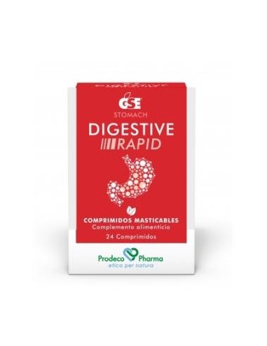 Gse Stomach Digestive Rapid 24Comp Masticables de Prodeco