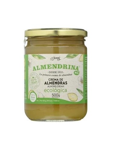 Crema de Almendras Eco Tarro de Cristal 300Gr de Almendrina